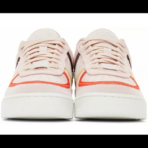 Nike Air Force 1 '07 LX Stitched Canvas Red CK6572 - Picture 7 of 9